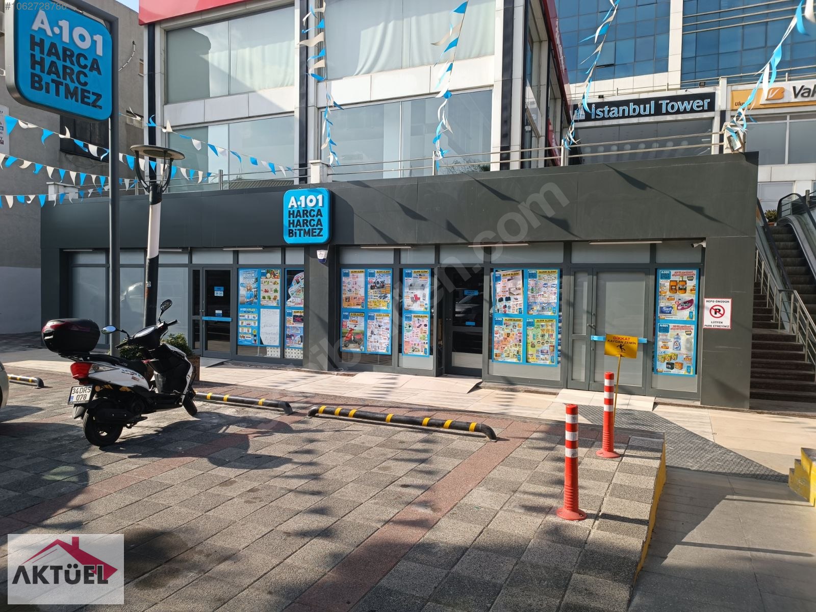 Bayrampaşa İstanbul Tower'da Satılık Kiracılı 580 m2 Mağaza